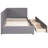 2 Storage Drawers Upholstered Bed, Twin Size, Linen, No Box Spring, Gray Spring Required Daybed, Storage,-1759780251