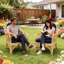 Coussin de chaise de patio imperméable avec coussins et coussins de chaise capitonnés pour l'intérieur et l'extérieur