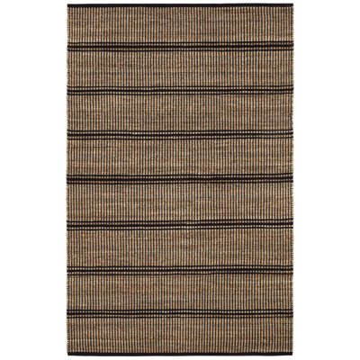 Arbor Black Handwoven Jute Rug