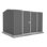 Abri de rangement en acier galvanisé l 10 pi x P 7 po Absco Premier