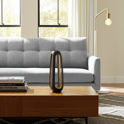 Braeton Metal Vase Aluminum Glam Style Sculptural Decorative Accent with Openwork Frame and Modern Silhouette for Contemporary Interiors and Eye-Catching Display in Living Room or Entryway Decor