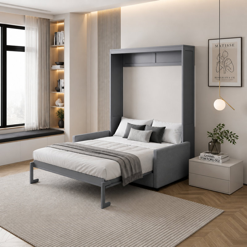 Murphy Bed Wall Bed with Cushion