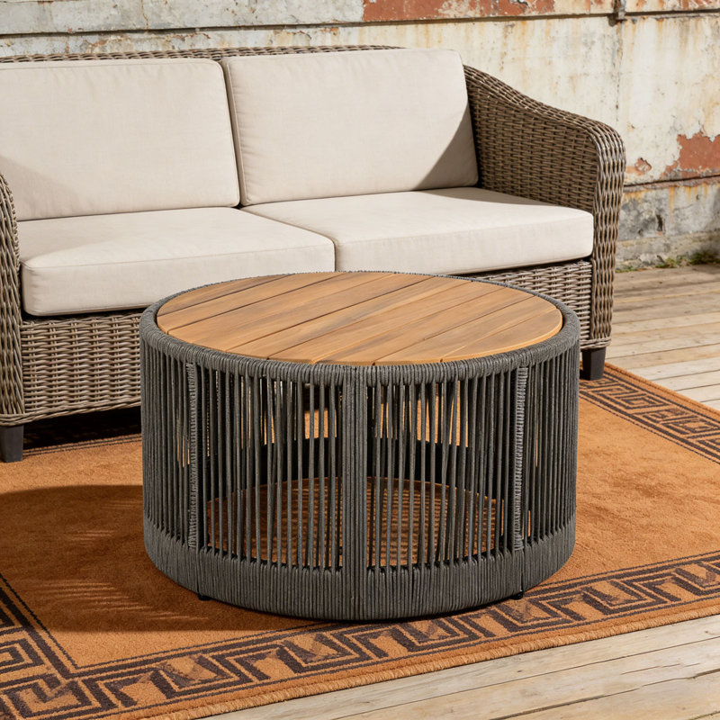 Table basse en bois, Gris, teck