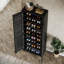 70,8 po de hauteur armoire à chaussures noir