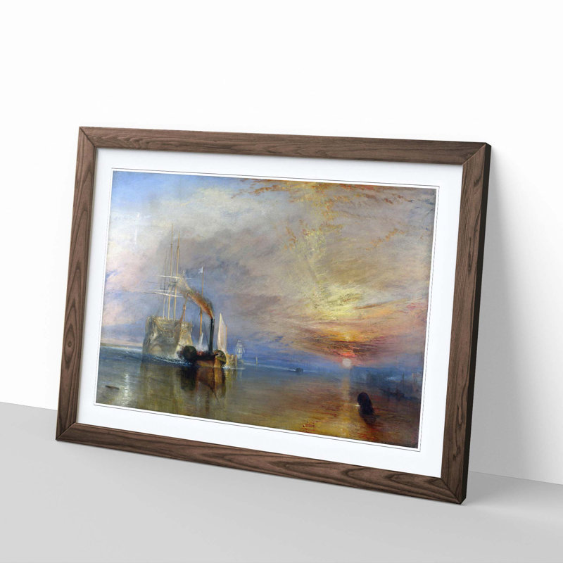 J.M.W. Turner - Single Picture Frame Painting, Walnut