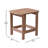 All-Weather Poly Resin Wood Adirondack Side Table-88681482
