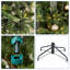Arbre de Noël, arbre de Noël artificiel pré-éclairé avec support en métal pliable-120465825