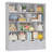 57.5"H 5-Tier Cube Storage Bookcase, Standard Bookcase with 4 Removable Drawers-2088301494