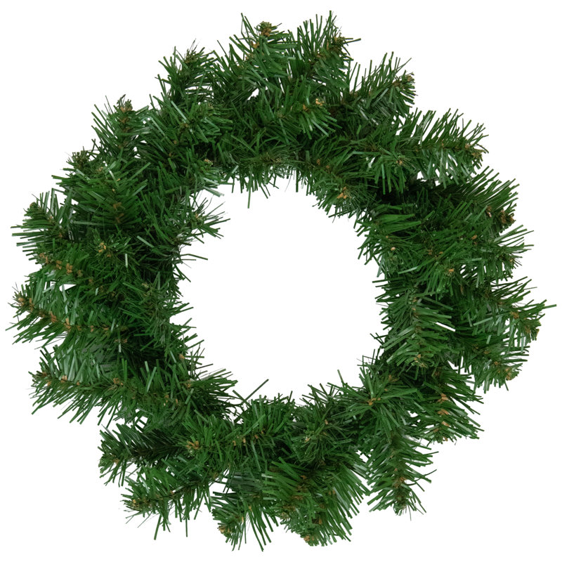 Couronne de Noël artificielle en pin de luxe Dorchester, H 2 po x l 10 po x P 10 po