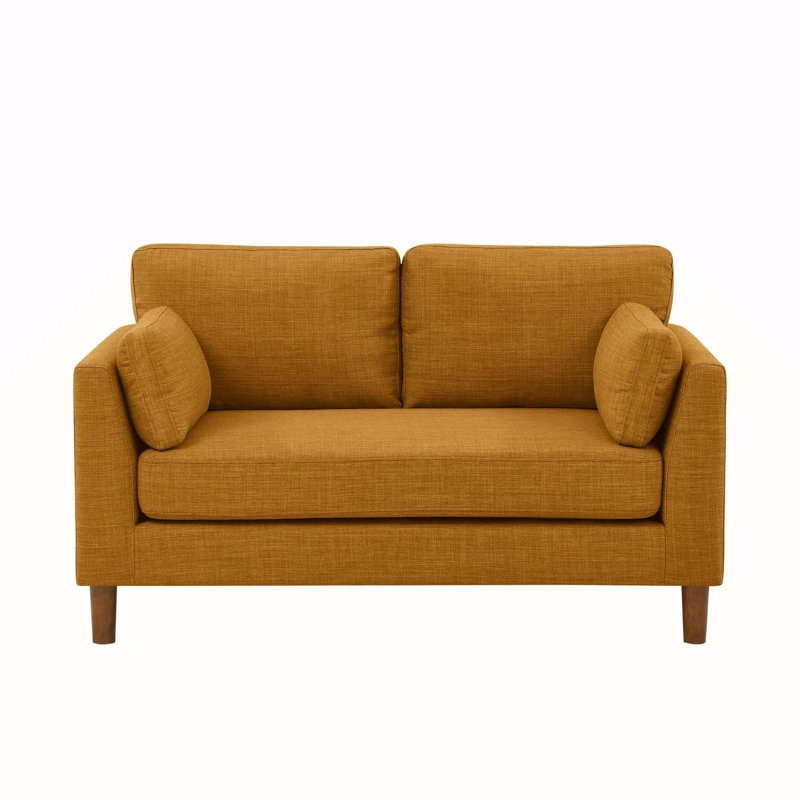 57'' Upholstered Loveseat With Solid Legs