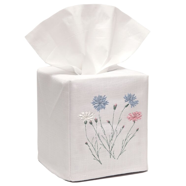 Fabric Tissue Box Coverwith Grommet opening