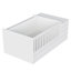 Lit de bébé convertible en lit de jour avec tiroirs, lit de bébé 2 en 1 avec garde-corps en bois, table à langer et tiroirs de rangement, compatible avec les matelas standard pour tout-petits américains, lit pour tout-petit avec barrière de sécurité, blanc