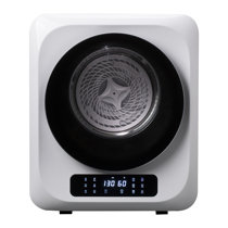 Antfurniture High Efficiency Portable Dryer in White/Black