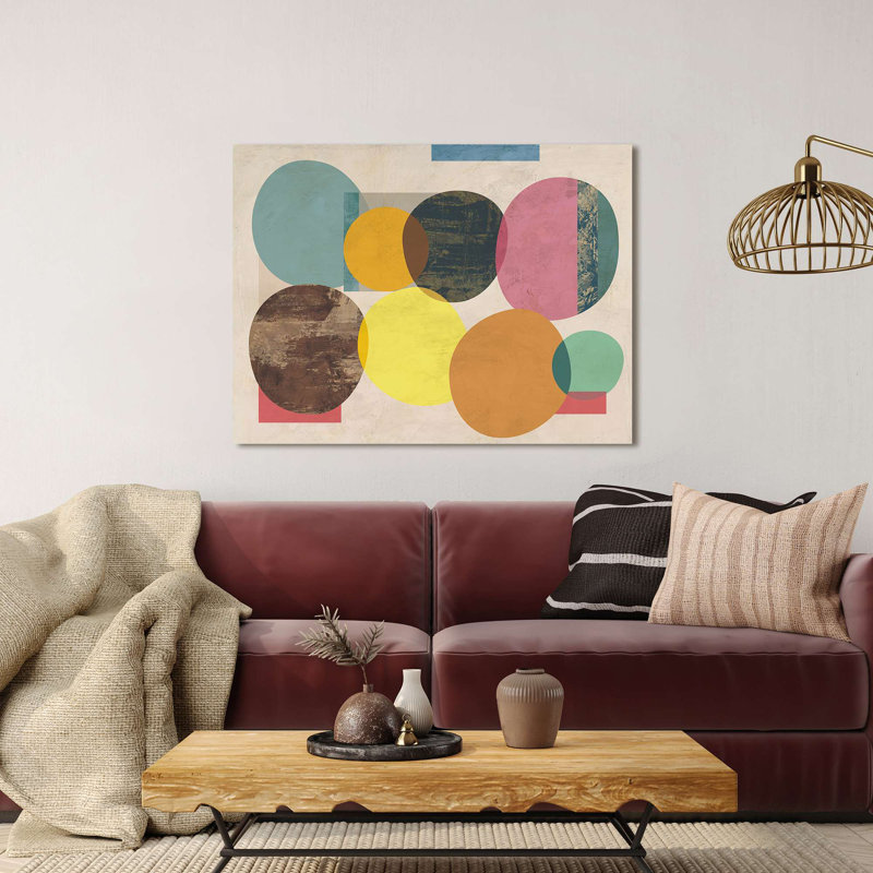Geometric And Minimal Composition: System by Sonne Taylor - Wrapped Canvas Print, 60cm H x 80cm W