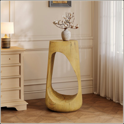 Outdoor Side Table,Patio Garden Stool Table,Decorative Accent Table for Patio Balcony Beach Pool Side