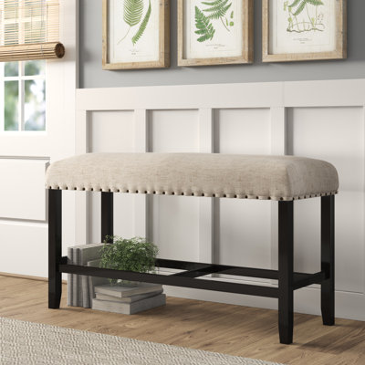 Adler Polyester Upholstered Bench