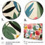 Ensemble de 4 décorations murales roses et tropicales par Matisse II - palmiers et palmiers-1072283311