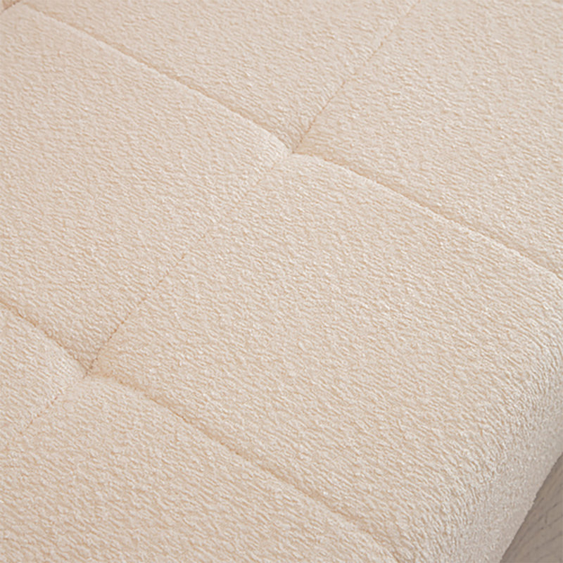 Canapé en tissu 104,9 po, Tissu beige