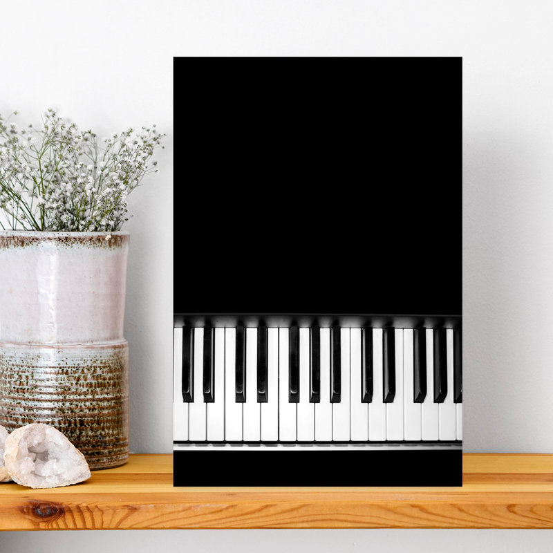 Elegant Piano Keys Abstract Contemporary Architecture Wall Art Print 1 Piece Wrapped Canvas Wall Art, 45.72cm H x 30.48cm W