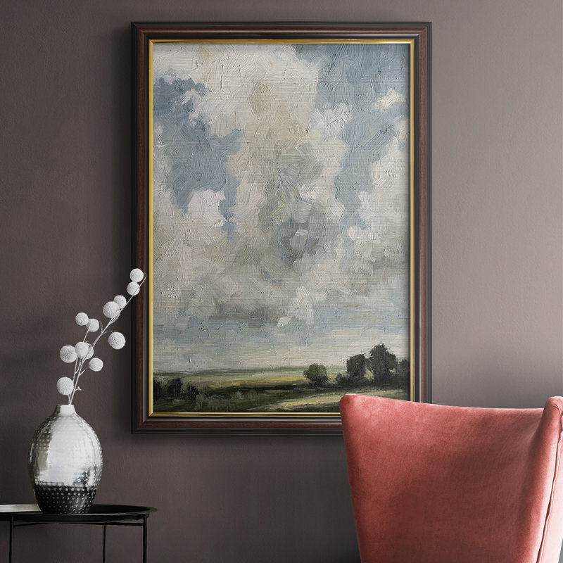 «Gathering Clouds», toile encadrée de qualité supérieure - prête à être accrochée, H 20 po x l 16 po x P 2,5 po