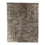 Hand Knotted Abstract Area Rug in Gray