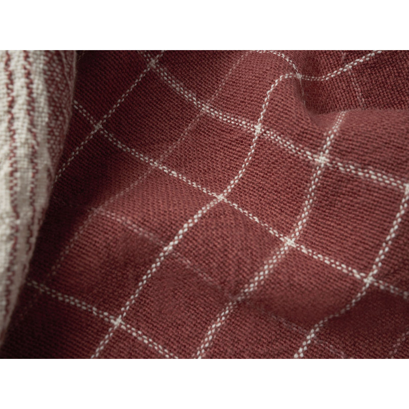 Clarendon Organic Kitchen Towel Set, Garnet