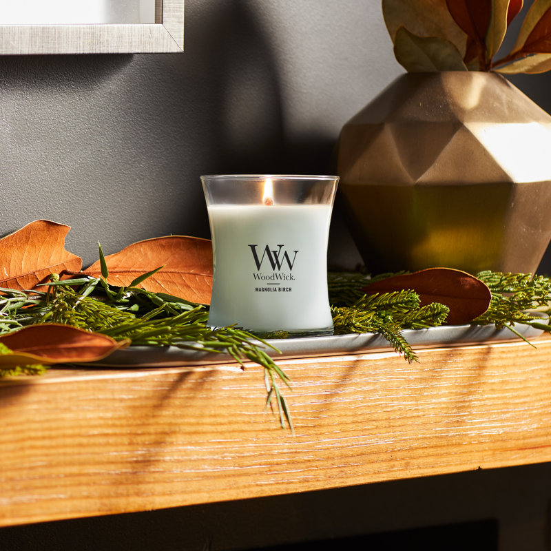 WoodWick Magnolia Birch Medium  Candle
