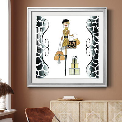 Sleek and Chic Beret Gal - Cadre photo, impression