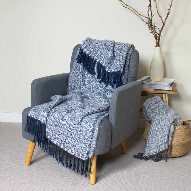 Throw Blanket, Navy