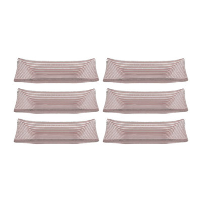 Glass Dinnerware 4.25" x 2.5" x h:0.5" 1 oz. Rectangular  Glass Ramekin (Set of 6)
