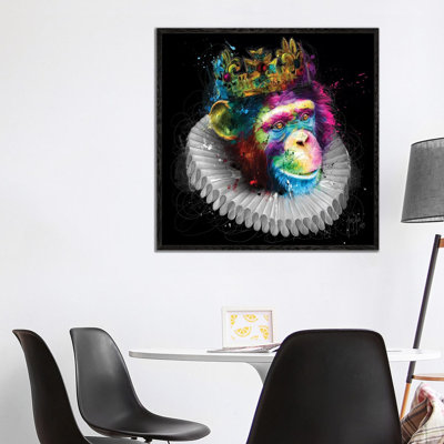 Monking by Patrice Murciano - Floater Frame Gallery-Wrapped Canvas Giclée on Canvas
