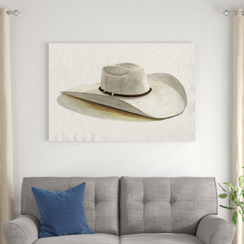 Chapeau de cowboy II, H 32 po x l 48 po