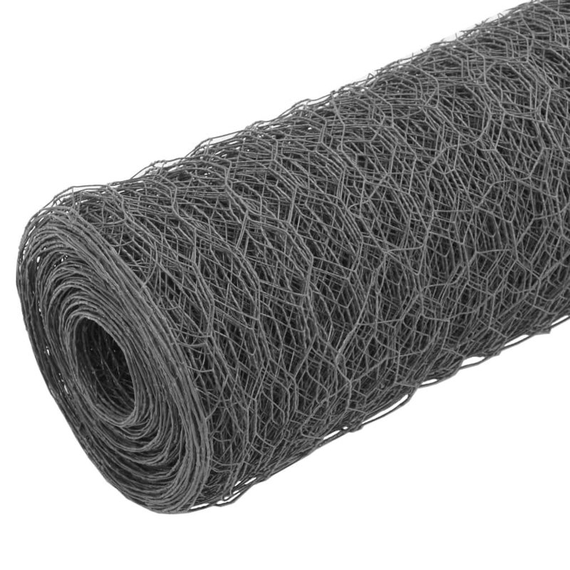 Macarthur 75.0062cm H x 984.2cm W Grey Plastic Wire/Mesh Fence