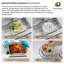 Évier de cuisine 32 po en acier inoxydable 304