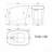 51" Solid Surface Soaking Bathtub