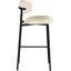 Tabouret de bar rembourré en cuir Lupita-840074840-840074842