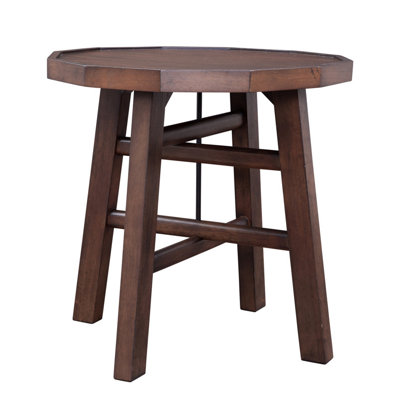 Sconset Tray Top End Table, Brown