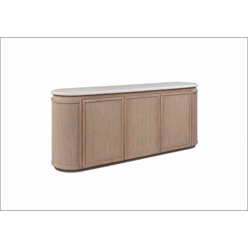 Stone Top and Rope Front Server