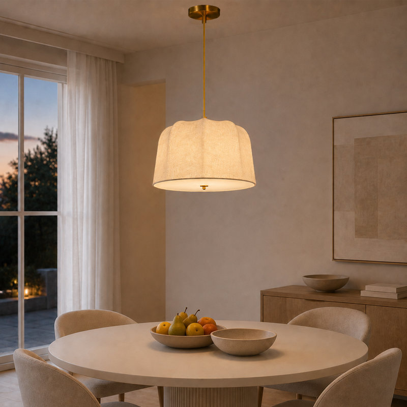 Suspension VERON (laiton), moyen, 59" H x 25.6" W x 25.6" D
