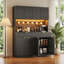 Armoire de rangement autoportante à 4 portes à texture ondulée pour la cuisine et la salle à manger-271260437-527803798-529476159
