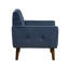 Chaise d'appoint rembourrée et capitonnée-1099036714