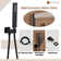 AquaRhapsody Thermostatic Complete Shower System with Rough in-Valve