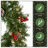 24 in. Frosted Berry Christmas Wreath with Clear Lights-1875699436
