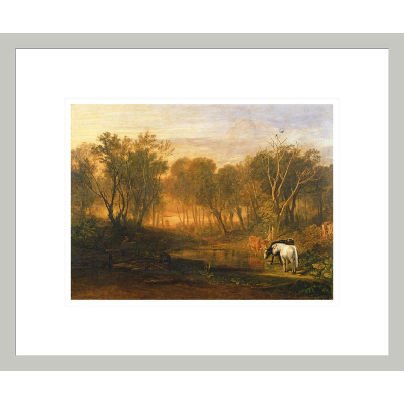 «The Forest of Bere» par Joseph Mallord William Turner, impression giclée sur cadre, 13,75 po H x 16,47 po L