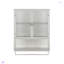 Armoire murale moderne à deux portes en verre avec rangement fermé à deux niveaux-1942609312