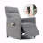 Power With Recliner Function Chair For Adults  - Modern Fabric Upholstered Electric With Recliner Function With Footrest, Padded Seat  - Space-Saving Design For Living Room, Home Theater Style