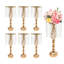 6PCS Support à fleurs en cristal, route de mariage, grands porte-fleurs, centre de table, vase en cristal en métal pour tables de réception, fournitures de mariage -97872314-97872315