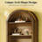 Chic Bookshelf,Wooden Display Shelving Unit,Arched Bookcase-570764471-570764459
