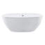 28" x 60" Freestanding Soaking Acrylic Bathtub