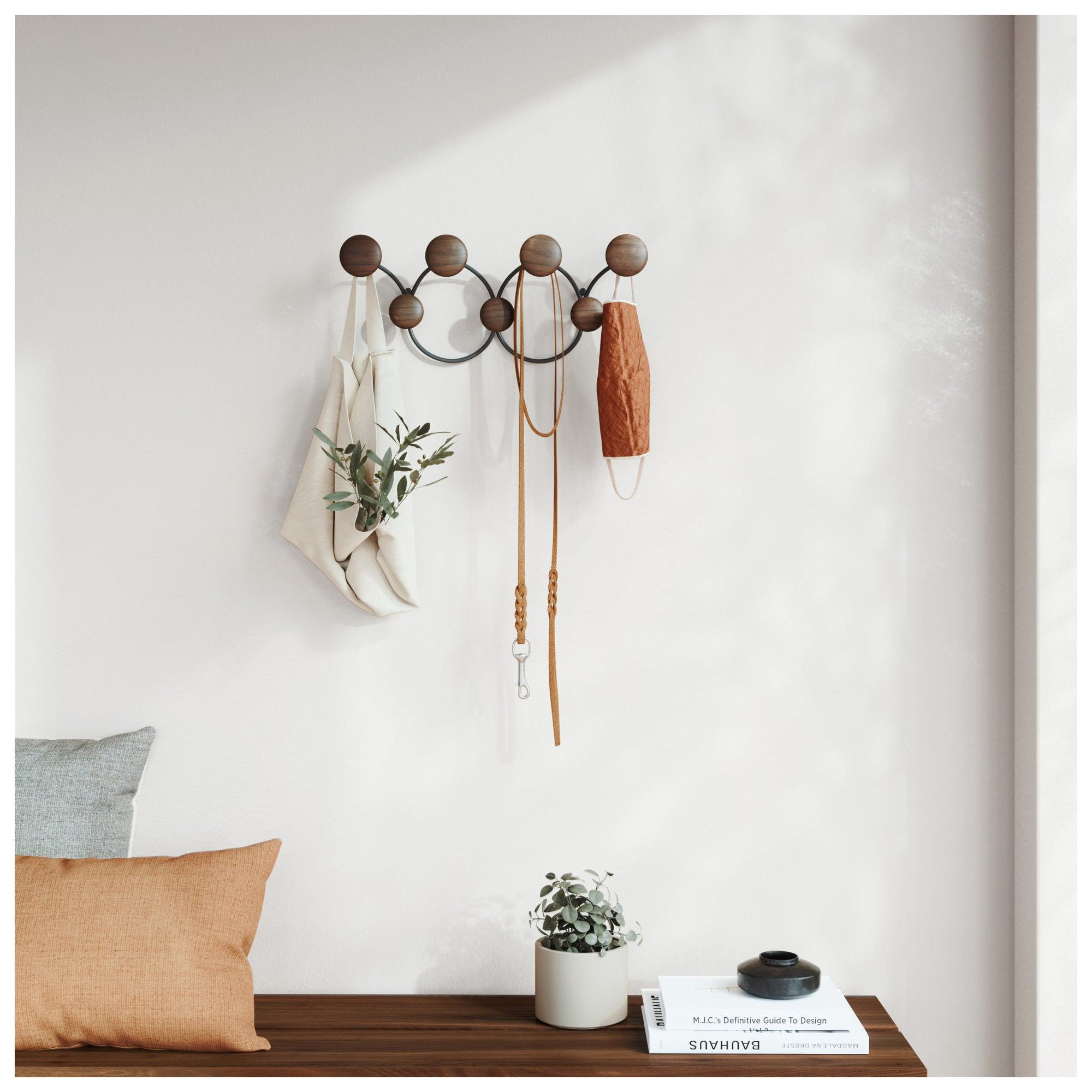 Steel Wall Hook, Black
